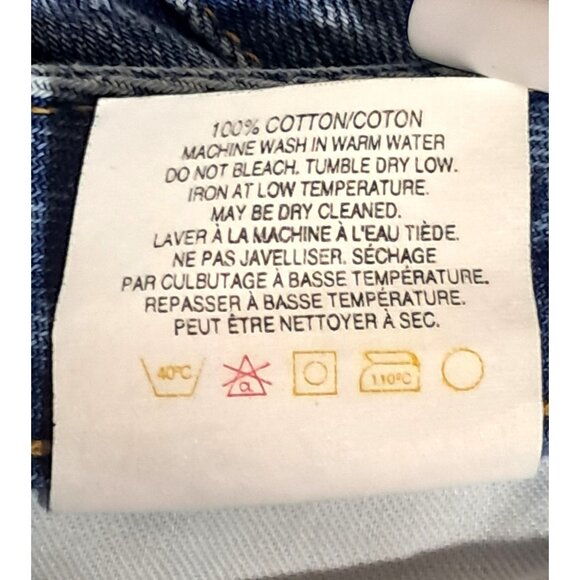 Vintage Edwin Denim Jeans Boot Cut Blue Wash Mens 30 x 30 Waist 28 - Picture 9 of 9